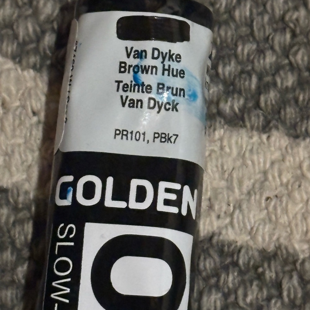 Golden slow drying acrylic paint set